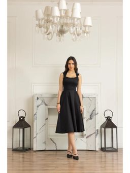 Make believe by Ritika - Black Chapter Solid Dress