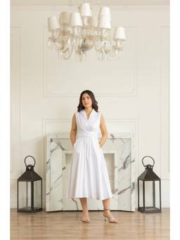 Make believe by Ritika - White The My Type Solid Dress