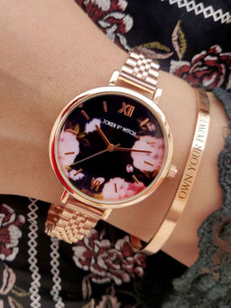 Joker and Witch - Black Stainless Steel Watch - JWBS262