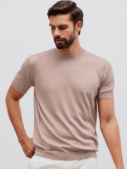 Andamen - Pink Merino Wool T-Shirt