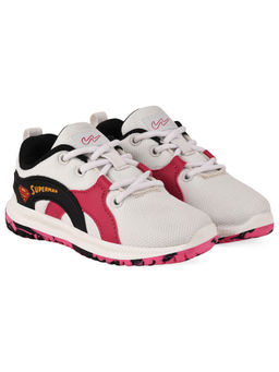 Campus - White Textured Sports Shoes For Unisex