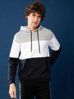 Campus Sutra - Men Colorblock Stylish Casual Sweatshirts