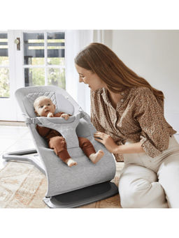 ergobaby - Evolve Bouncer Fabric Seat Cover Light Grey