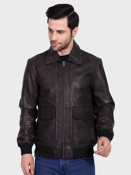 Justanned - Washed Lamb Leather Jacket