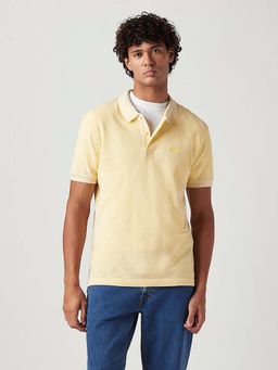 Levi's - Yellow Solid Slim Fit Polo T-Shirt