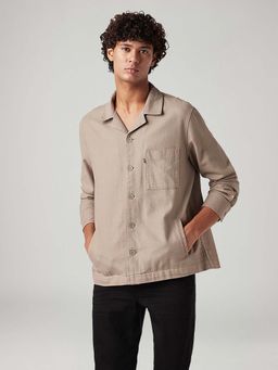 Levi's - Beige Solid Relaxed Fit Shirt