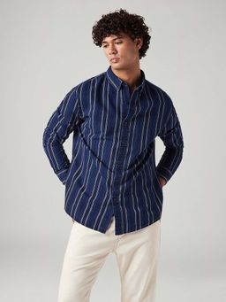 Levi's - Blue Stripes Slim Fit Shirt