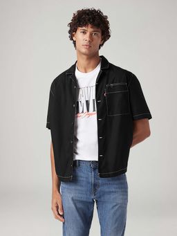Levi's - Black Solid Relaxed Fit Shirt