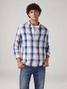 Levi's - White Checks Slim Fit Shirt