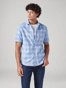 Levi's - Blue Checks Slim Fit Shirt