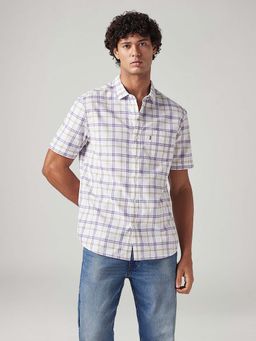 Levi's - White Checks Slim Fit Shirt