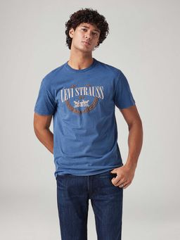 Levi's - Blue Graphic Regular Fit T-Shirt