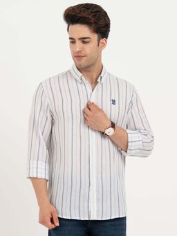 Red Tape - White Stripes Regular Fit Shirt