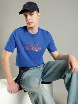 Tommy Hilfiger - Blue Solid Regular Fit T-Shirt