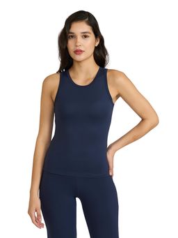 Hunnit - Zen Round Neck Tank Top with In Built Sports Bra