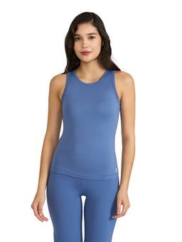 Hunnit - Zen Round Neck Tank Top with In Built Sports Bra