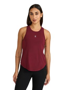 Hunnit - Zen Round Neck Tank Top for Women, 4 Way Stretchable