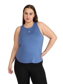 Hunnit - Zen Round Neck Tank Top for Women, 4 Way Stretchable