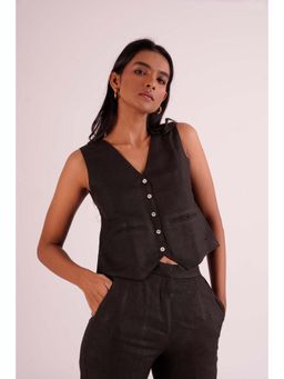 Veranno Studio - Twilight Vest Crop Top