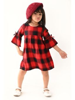 Beebay - Buffalo Check Flannel Dress