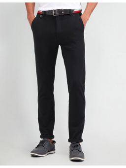 Arrow Sports - Slim Fit Twill Trousers Black