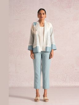 Kaveri - Women Linen Blend Printed Jacket