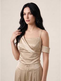 Stylia - Beige Aluna Top