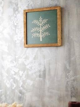 Fabindia - White Zea Wooden Framed Art Painting