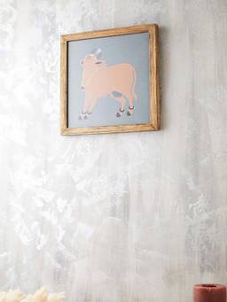 Fabindia - Grey Sukha Wooden Framed Art Painting