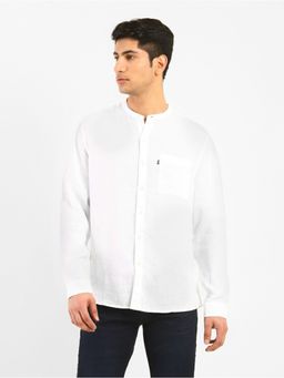 Levi's - Men's Redloop White Solid Slim Fit Shirt