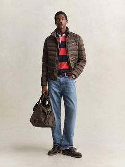 GANT - Men Brown Polyester Regular Fit Jacket