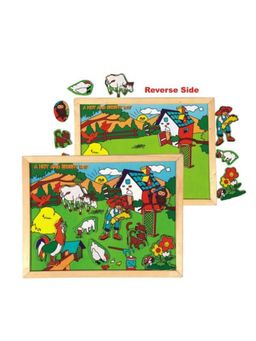 Skillofun - Magnetic Twin Play Tray Animal Barn