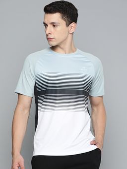 Alcis - Men Striped Dry Tech Slim Fit T-shirt