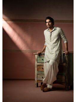 Twenty Nine - Powder Blue Chikankari Kurta with Salwar