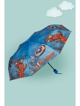 Yellow Bee - Disney By Marvel Avengers Foldable Umbrella for Boys, Blue