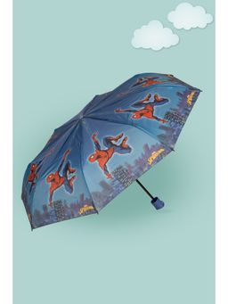 Yellow Bee - Disney By Marvel Spider Man Umbrella with Web Slinging Action in the City Skies