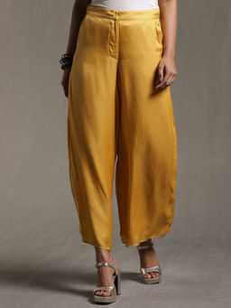 Ritu Kumar - Mustard Straight Legged Palazzo