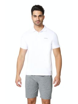 Van Heusen Innerwear - Performance Men Swift Dry & Anti Stat Polo T-Shirt - White