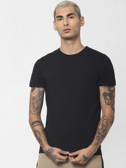 Jack & Jones - Black Crew Neck T-shirt