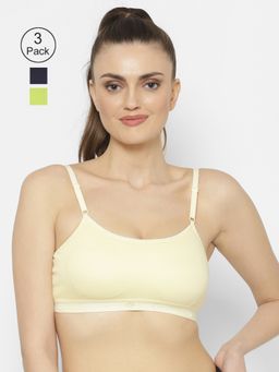Floret - Wirefree Non-padded Sporty Bra - Multi-Color