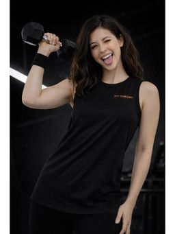 The Fit Theory - Black Tank Top