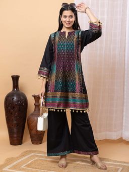 Kidar - Multi-Color Trending Stylish Kurta with Palazzo (Set of 2)