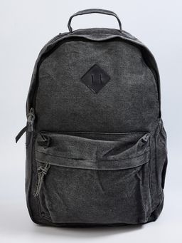 max - Men Textured Backpack - Black