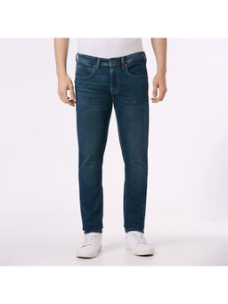 Pepe Jeans - Men Blue Mid Rise Slim Fit Gymindigo Jeans