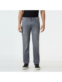 Pepe Jeans - Men Grey Mid Rise Straight Fit Powerflex Jeans
