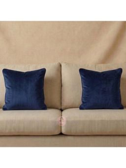 CHHAVI INDIA - Elevate Your Space with Chhavi Velvet Cushion Covers (Pack Of 2) (Medium)