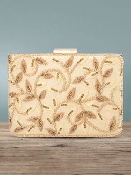 Peora - Clutch Purses for Women Wedding Handmade Evening Handbags Party Bridal Clutch -C63G