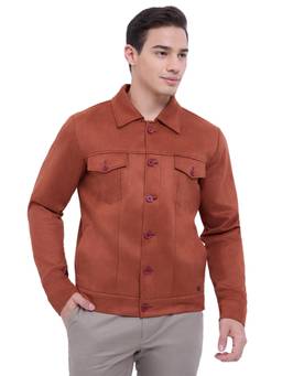 Raymond - Regular Solid Medium Rust Shacket