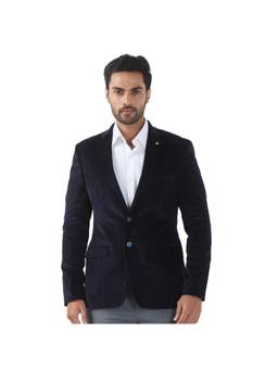 Raymond - Slim Corduroy Navy Blue Blazer