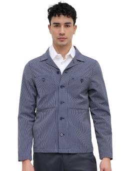 Raymond - Regular Checks Medium Blue Shacket